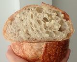 Foto langkah ke 25 dari resep Wijen Italian Herbs Cheese Sourdough Bread (Open Bake Method).