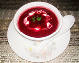 A picture of step 1 of Beetroot Soup.
