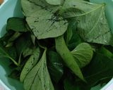 A picture of step 1 of Sweet potato leaves.