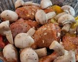 Foto del paso 2 de la receta: Pollo en salsa con ciruelas y champiñones