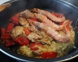 Foto del paso 3 de la receta: Gazpachos manchegos con pollo y gambones al estilo de mi madre