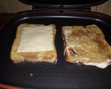 A picture of step 2 of Cheese infused french toast.