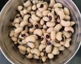 लोबिया जीरो ऑयल कोल्ड चाट सलाद रेसिपी चरण 1 फोटो