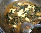 A picture of step 4 of Methi Panner Bhaji.