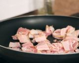 Foto del paso 3 de la receta: Chaska empapelada con tocino y champiñones