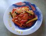 Foto del paso 9 de la receta: Noodles con verduras y salsa agridulce