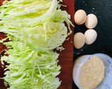 Hình bước làm 1 của món Bánh pizza phô mai làm từ bắp cải