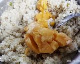 A picture of step 4 of Samak rice Halwa.