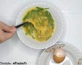 รูปขั้นตอนการทำที่ 3 ของ ไข่เจียวใบกุยช่าย