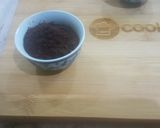 A picture of step 1 of Coffee (blended coffee base).