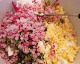 A picture of step 4 of Spring Pink Radish Tartlets.