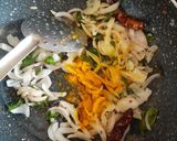 A picture of step 3 of Lemon Rice.