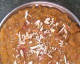 A picture of step 3 of Mango Halwa.
