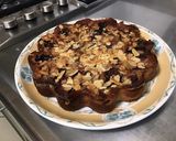 A picture of step 13 of Plum and Almond Clafoutis with Chickpea Flour.
