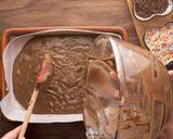 A picture of step 4 of Eggless Chocolate Cake.