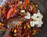 A picture of step 5 of Healthy Beetroot & Veggie Pulao.