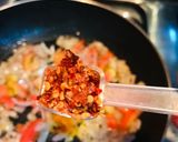 A picture of step 3 of Kala chana chaat.