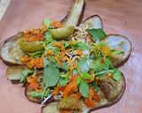 Foto langkah ke 5 dari resep Sambal Terong Kemangi Teri Medan ala dapur rumah 😋.