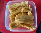 Hình bước làm 2 của món Tàu hủ ky tươi xào lăn (chay)
