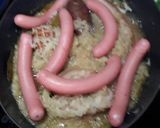 Une image de l'étape 6 de Choucroute Royale.