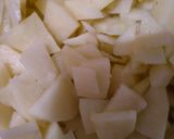 A picture of step 1 of Potato besan pakoda.