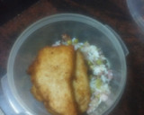 Foto del paso 2 de la receta: Tupper de pechuga empanada con arroz estilo oriental