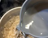 A picture of step 1 of Oatmeal with Almond Milk and Banana 🍌.