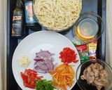 A picture of step 1 of Spaghetti Stir Fry.