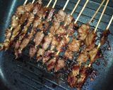 Foto langkah ke 4 dari resep Sate Kambing Jeng Heppy  tanpa Arang tanpa Asap🐏🐏.