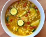 Hình bước làm 4 của món 🌱 Súp Nui Cong Nhỏ Coquillettes Cà Chua Kỷ Tử (Vegan)