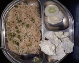 A picture of step 2 of Green peas pulao.