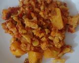 A picture of step 7 of Spicy Allu  Ghobi Recipe.