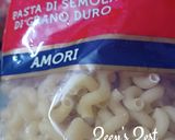 A picture of step 1 of Amori and Cheese.