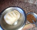 मूंग दाल खस्ता कचौड़ी दम आलू के साथ(moong dal khasta kachori dam aloo recipe in hindi) रेसिपी चरण 5 फोटो