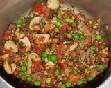 A picture of step 4 of Mixed Sprouts Healthy Pulao.