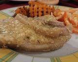 A picture of step 10 of Pork Chops Cooked in Milk and Herbs.