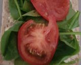 A picture of step 4 of My Naughty Sandwich Burger with Salad.
