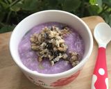 Hình bước làm 3 của món Cháo lươn đồng nấu khoai mỡ cho bé