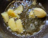 A picture of step 5 of Soyabean Muithya.