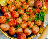 लीची की चटपटी चाट (Spicy Litchi Chaat) रेसिपी चरण 6 फोटो