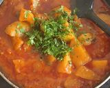A picture of step 7 of Lasaniya batata garlic.