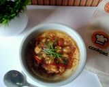 Foto langkah ke 4 dari resep Telur kukus ayam cincang.