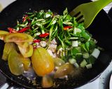 Foto langkah ke 5 dari resep 167》Nasi Bakar Ayam Kemangi & Tips.