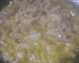 A picture of step 2 of Pyaz k aloo.