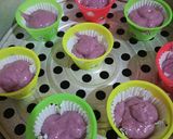 Foto langkah ke 7 dari resep Bolu Kukus Ubi Ungu.