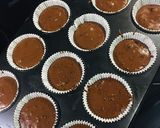 Csokis muffin tejszínes krémmel recept fázis 2 fotója