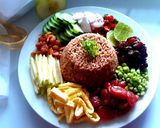 รูปขั้นตอนการทำที่ 4 ของ ข้าวคลุกกะปิ Khao kluk kapi (Shrimp Paste Fried Rice)