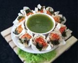 Foto langkah ke 6 dari resep Siomay Udang Sayur Saus Bayam Belimbing Wuluh.
