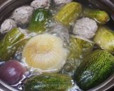 Hình bước làm 3 của món Canh DƯA LEO nhồi thịt