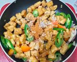 Foto langkah ke 7 dari resep Tempe Kecap Cabe Ijo.
